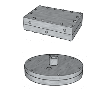 Células de Permeação - Membranas Planas- projetada para testes laboratoriais precisos de membranas planas