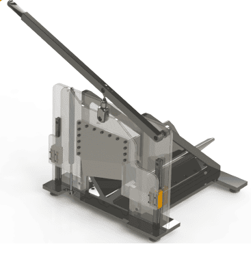Equipamento de corte robusto para cortes limpos, alinhados e reprodutíveis em módulos de fibras ocas, essencial para montagem e avaliação de desempenho