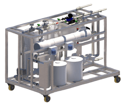 Equipamento industrial de nanofiltração