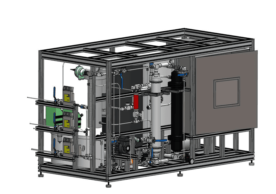 sistema-contactor-por-membranas, Desenvolvidos para estudos de transferência de massa entre fases gás–líquido (G/L) ou líquido–líquido (L/L)