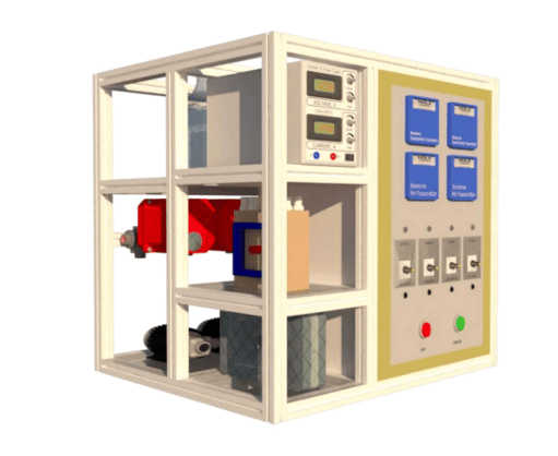 Sistema de Eletrodiálise Reversa, desenvolvido para o estudo da transferência iônica