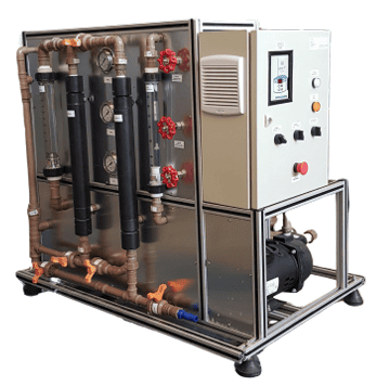 Sistema industrial de microfiltração e ultrafiltração da empresa Pam Membranas Seletivas