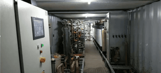 Tratamentos integrado de ultrafiltração, nanofiltração e osmose inversa.