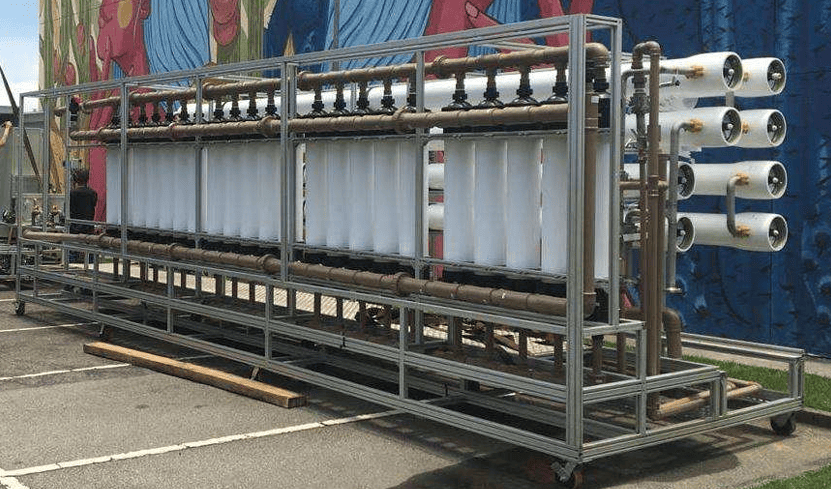 sistema tratamento integrado de Lixiviado UF NF OI.