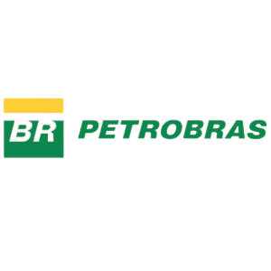 Logo da Petrobras empresa brasileira de energia parceira da PAM Membranas Seletivas no setor industrial