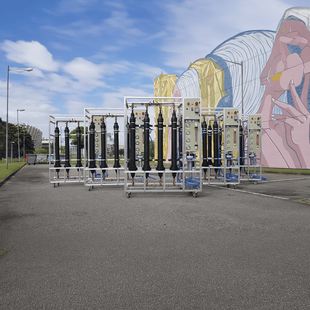 Sistema de filtração por membranas instalado no Parque Tecnológico da UFRJ pela PAM